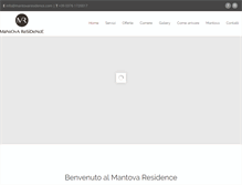Tablet Screenshot of mantovaresidence.com
